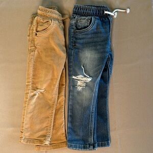 Distressed toddler pants